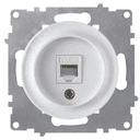 Розетка компьютерная 1xRJ45 кат.5e, цвет белый (серия Florence) 2172770 ССТ