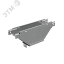 Т-ответвитель переходник 50х200-500 мм верт. c разворотом трассы на 90 гр. ПЛЮС (нижняя часть больше исходной) INOX304