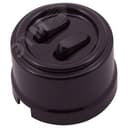 Выключатель Лизетта 2-кл., пластик, цвет Коричневый (клавишный)