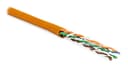 Кабель витая пара, не экранированная 4х2х0,61 Hyperline U/UTP4-C5E-P24-IN-LSZH-OR-100 (100 м)