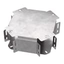 Ответвитель Х-образный с крышкой Стандарт 100х100 Промрукав