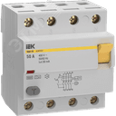 Выключатель дифференциальный (УЗО) KARAT ВД3-63 4P 50А 30мА 6кА тип A MDV21-4-050-030 IEK