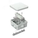 Коробка огнестойкая для о/п двухкомпонентная 60-0300-FR6.0-4 Е15-Е120 RAL7035 100х100х50 (14 шт/кор)