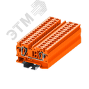 Клемма TC 1-1 пружинная, сечение 6 мм. кв., оранжевая SUPU