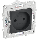 SKANDY Розетка без заземления без защитных шторок 10А SK-R02G графит SK-R10-10-K53 IEK