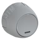 Выключатель одинарный Rotondo с подсветкой, цвет серый