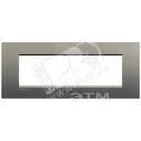 LivingLight Рамка прямоугольная 7 постов Серый шелк Legrand Euro