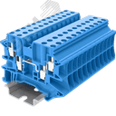 Клемма TU 2-2 винтовая, сечение 4 мм. кв., синяя