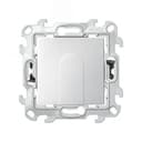 Вывод кабеля цвета алюминий S24 Harmonie 2410801-033 Simon