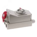 Розетка настенная с выключателем и механической блокировкой 16A/400V/3P+N+E/IP44