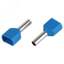 Наконечник-гильза с изолированным фланцем (упаковка 500 шт.) NO-225-143 (двойной) НШвИ(2) 2,5-10