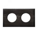 Шедель Рамка 2-х постовая (Угольно-черный) скрытый монтаж BF4 Бирони