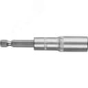 Бита с торцовой головкой, удлиненная, Cr-V, хвостовик E 1/4", 10мм ЗУБР