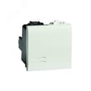 BRAVA Выключатель бежевый 2 модуля