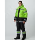 Костюм зимний Дорожник (Оксфорд) брюки, лимонный/черный,44-46,170-176