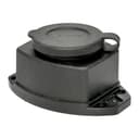 Роз. (колодка) одномест. с защит. крышкой каучуковая 230В 2P+PE 16A IP44 EKF Марс