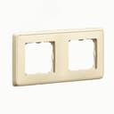 CARIVA Рамка 2 поста бежевая 695971 Legrand Euro
