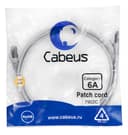Патч-корд Cabeus PC-SSTP-RJ45-Cat.6a-1.5m-LSZH (S/FTP, CAT.6A, LSZH, 1.5 м, серый) (7902c)
