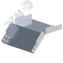 Лоток монтажный угловой 45 вниз ЛУ45Н.500.65.375.1,2.1 СОЭМИ