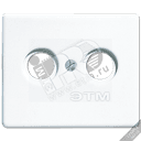 Крышка для телевизионной розетки  черная