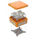 Коробка огнестойкая разветвительная для о/п двухкомпонентная 60-0303-FR6.0-4-6-Р Е15-Е60 100х100х40 RAL2004 Промрукав (17 шт/уп)