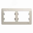 GLOSSA рамка 2-постовая горизонтальная молочный