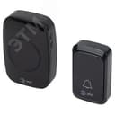 Звонок дверной C88 беспроводной, черный, 36 мелодий ЭРА