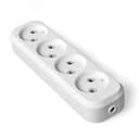 Колодка удлинителя 4 поста без заземления