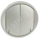 Celiane Панель лицевая выключателя 2м ZB титан Legrand