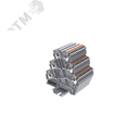 Клемма TP 3-уровневая угловая, Push-in, сечение 2,5 мм. кв., серая