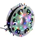 Светодиодная гирлянда на бобине Feron CL98 линейная 50м 3м 230V мультиколор c питанием от сети зеленый шнур 51438