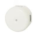 Распределительная коробка 78мм, пластик, цвет Слоновая кость (4 кабельных ввода в комплекте) Бирони