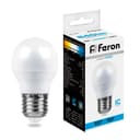 Лампа светодиодная Feron LB550 Шарик E27 9W 6400K 25806