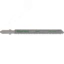 Полотна , T101B, для эл/лобзика, Cr-V, по дереву, ДСП, ДВП, чистый рез, EU-хвост., шаг 2,5мм, 75мм, 5шт