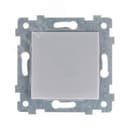 Аксиома Механизм выключателя одноклавишного скрытой установки С110-447 Алюминий 121023 Кунцево