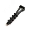 Дюбель-хомут 5-10мм для пл. кабеля, черный (100шт). ПЭМИ