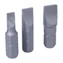 Набор вставок (бит) 1/4", шлицевые, 4,5х0,6, 6,5х1,2, 8,0х1,2, 3 предмета