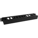 Организатор кабельный пластиковый с крышкой 19" Hyperline CM-1U-D75-PL-COV