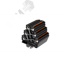 Клемма TP 3-уровневая угловая, Push-in, сечение 2,5 мм. кв., черная SUPU