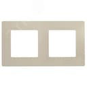 ETIKA Рамка 2 поста слоновая кость LEGRAND