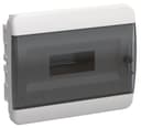 Корпус ЩРВ-П-12 TEKFOR IP41 черн. прозр. дверь пластик. IEK TF5-KP12-V-12-41-K01-K03