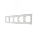 KARINA Рамка 5-ая горизонтальная б/вст жемчужно-белый перламутр (10шт/120шт) Lezard