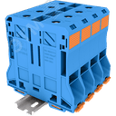 Клемма сильноточная TP 1-1 проходная Push-in, сечение 95 мм. кв., синяя