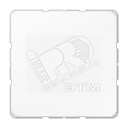 Крышка без отверстий с несущим каркасом для произвольных вырезов  белая