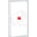 Connect Клавиша узкая с индикатором для выключателя К302 225х45мм алюминий