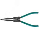 Щипцы прямые для стопорных колец удлиненные с ПВХ рукоятками, разжим, 215 мм, 10-32 мм Jonnesway