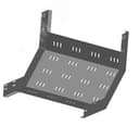 Лоток перфорированный КП 500х65-90 УХЛ1 для поворота трассы вверх на 90, оцинкованный лист S1,5