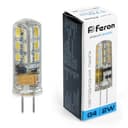 Лампа светодиодная Feron LB420 12V G4 2W 6400K 25859