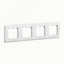 CARIVA Рамка 4 поста белая 773654 Legrand Euro