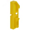 Изолятор для шин NO-224-66 на DIN-рейку желтый